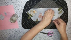 Блок для сумки. Японский пэчворк.