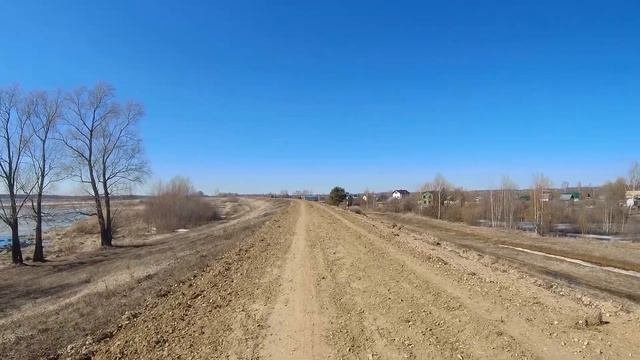 Из пыльного города на природу (08.04.23) #велопрогулка #рекаволга #наприроде #велосипед #кострома