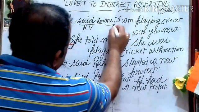 NARRATION : PART 3 - CHANGE INTO INDIRECT SPEECH (ASSERTIVE SENTENCES) | BIDHAN ENGLISH CLASSES | смотреть онлайн