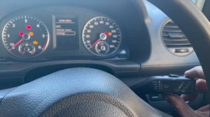 VW Caddy TPMS light reset