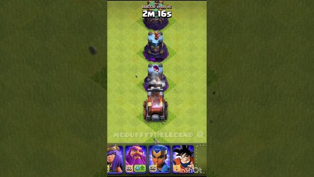 ?? What? Rage Wall Wrecker Vs. Th15 + Every Level Of Wizard Tower (Clash Of Clans) #shorts #coc