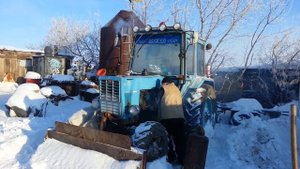 Запуск мтз82 в мороз