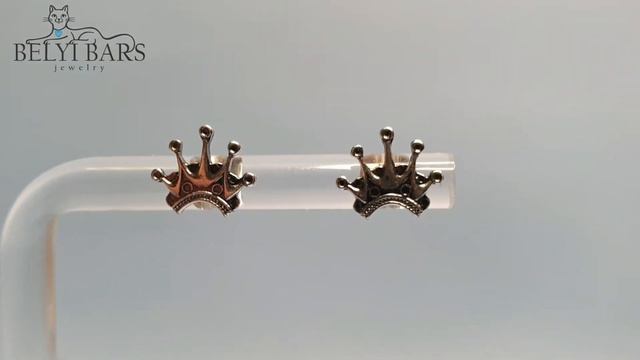 Серьги детские Короны