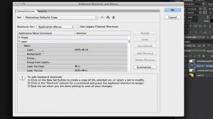 Photoshop Tip: Custom Shortcut Keys (Photoshop CS6)