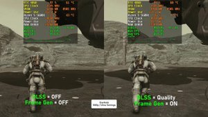 Nvidia RTX 4060 Starfield DLSS + Frame Gen ON vs OFF | 1080p Ultra Settings