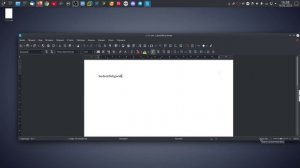 Создание и сохранение текстового документа в LibreOffice Writer.