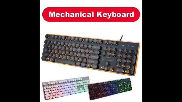 Топовая бюджетная бесшумная механическая клавиатура игровая с подсветкой
