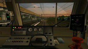 ZDSimulator: Санкт-Петербург – Мельничный Ручей, летнее утро