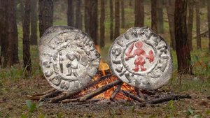 Удельные монеты - Великое Тверское княжество. Денга и Пуло.