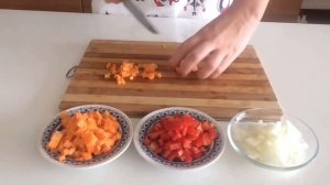 Булгур с овощами и мясом/Турецкая кухня