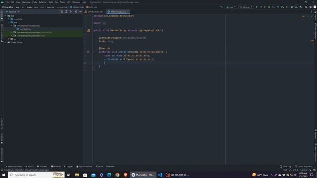 How to Add SnackBar | Android Studio смотреть онлайн