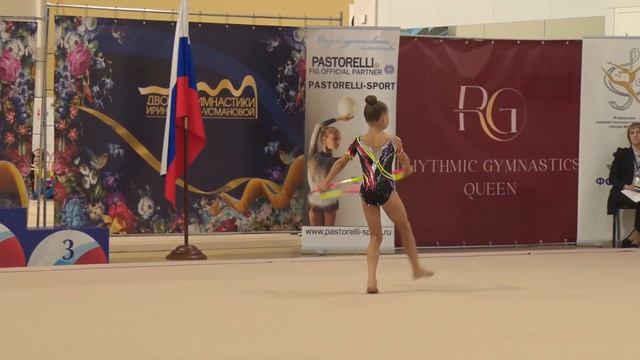 Соревнования по художественной гимнастике "Весенние каникулы" 2023 Садовникова Анастасия Обруч