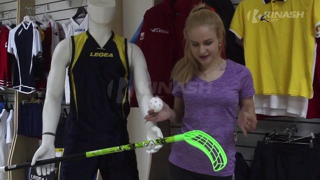 Клюшка для флорбола, 95 см, обрезная Realstick PLAYER и Мяч для флорбола Realstick RB1 смотреть онлайн