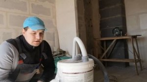 Проверяем в деле пылесос Karcher, штроборез Hammer и фильтр циклон из пластикового ведра.