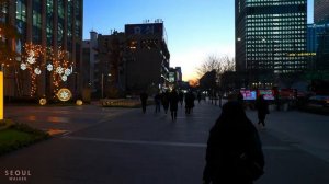 Walking Tour Seoul City Financial District from Day to Night _ Korea Travel