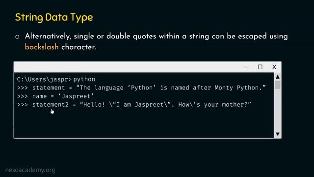 Strings in Python
