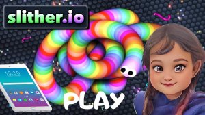 Slither.io / Лиза Plai / Играем червяком/