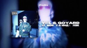 LIL MORTY & ИНДАБЛЭК - YSL & GOYARD (Lyrics Video)| текст песни