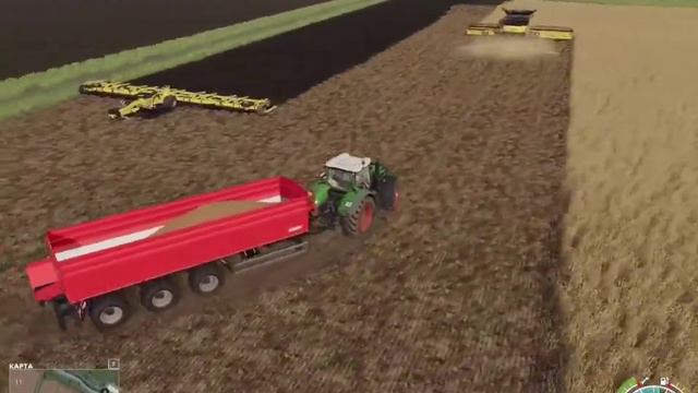 Farming simulator 19 "карьера" сбор урожая смотреть онлайн
