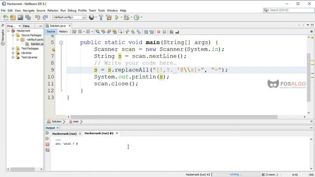 HR_Java19: Java String Tokens
