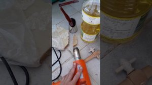 Вощение дубовой бочки