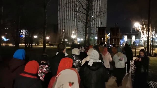 ПАСХАЛЬНЫЙ КРЕСТНЫЙ ХОД. СВЕТЛОЕ ХРИСТОВО ВОСКРЕСЕНИЕ. ПАСХА. смотреть онлайн