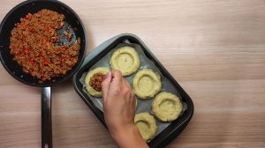 Картофельные шарики с фаршем или другой начинкой на выбор