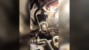 как снять закисшую помпу Шевроле Лачетти