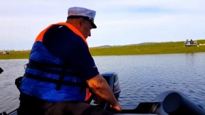 ЛОДКА ХАНТЕР 360А / СПУСК ЛОДКИ НА ВОДУ 2019 / Испытание мотора Mercury ME 9.9