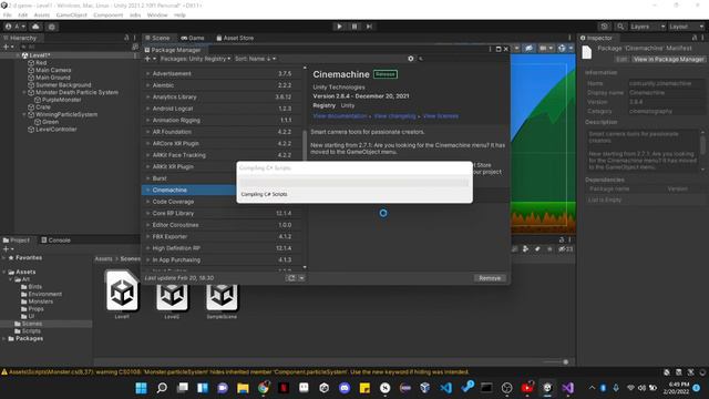 How to Install a Package in Unity (Cinemachine) смотреть онлайн