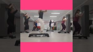 степ аэробика лёгкая связка / step