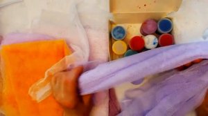 Покрасить ткань в домашних условиях акриловыми красками.COMO PINTAR TELA CON PINTURA ACRILICA