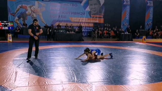 Ильяс Дакаев (Чечня). Чемпион России - 2021 г. по греко-римской борьбе среди юношей до 18 лет. Башк смотреть онлайн