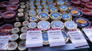 Цены на морепродукты в дьюти фри Владивостока.