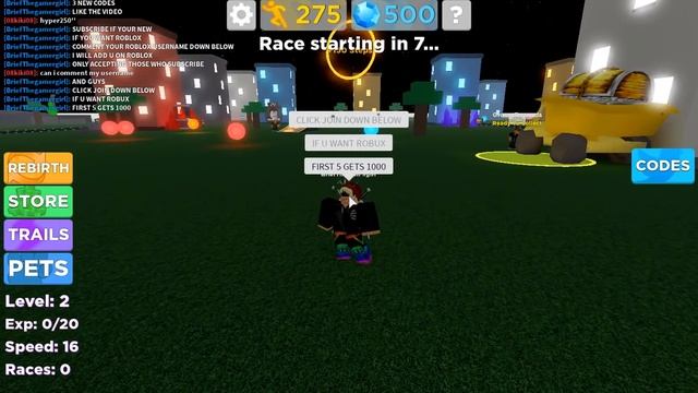 3 SECRET CODES IN LEGENDS OF SPEED ROBLOX смотреть онлайн