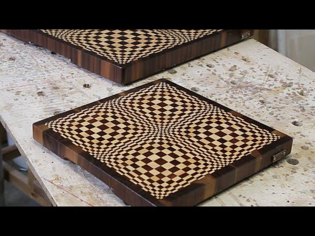 3D торцевая разделочная доска "Бабочка" для 300-мм рейсмуса