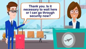 At the airport - English Conversation Practice - Improve Speaking Skills