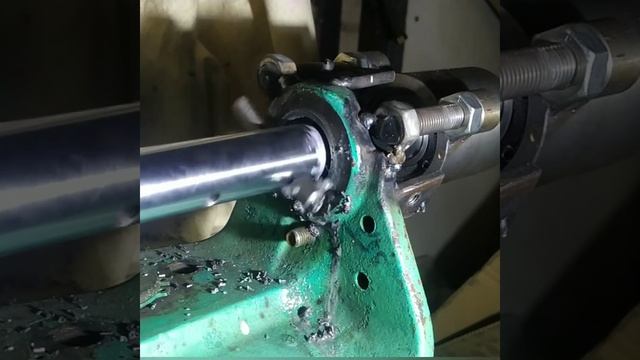 Как торцевать поверхности мобильным расточным станком?