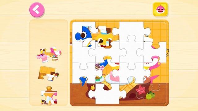 Пазлы ″Baby Shark Puzzle Fun″ #9 //  пазлы: 16 деталек !