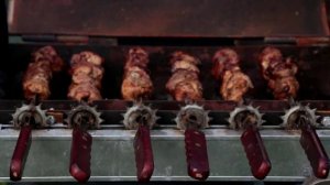 мангал из газового баллона с электроприводом