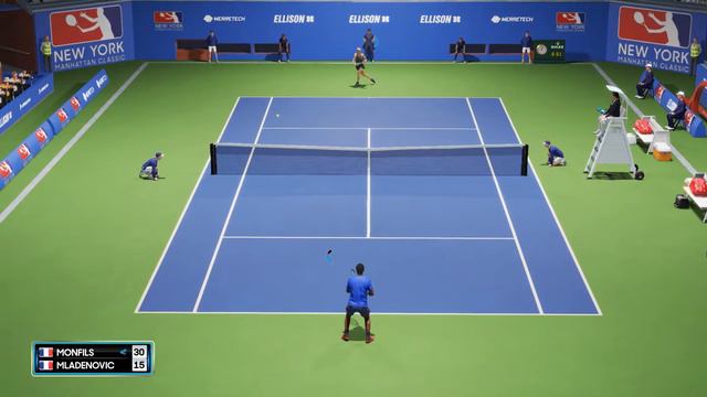 AO Tennis 2 - GAEL MONFILS VS KRISTINA MLADENOVIC