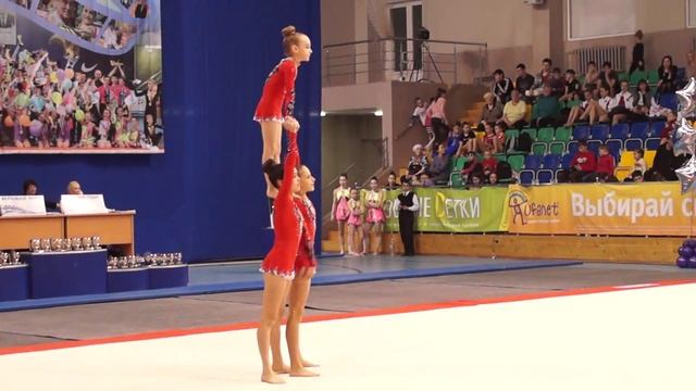 Спортивная акробатика. Всероссийские соревнования в г. Октябрьский 2015г. Женская группа AGE смотреть онлайн