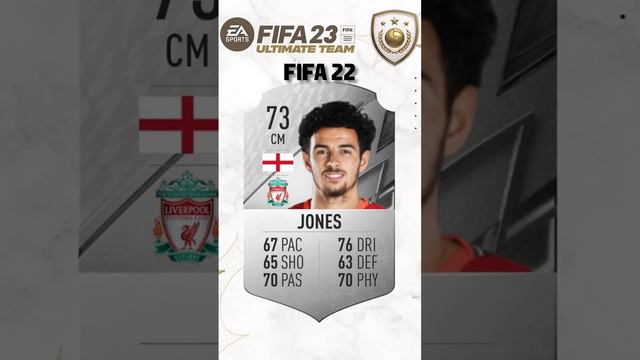 Curtis Jones Evolution 🔥👏 #curtisjones #fifa #fifa23 #fyp #liverpoolfc #trentalexanderarnold