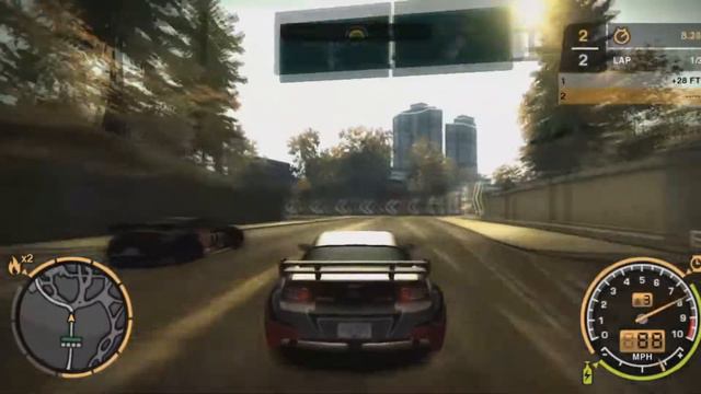 Жгём резину . Погоня . Побеждаем !NEED FOR SPEED MOST WANTED смотреть онлайн