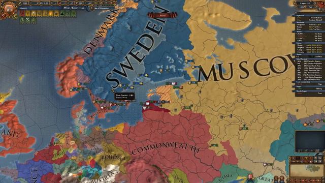 Играем в Europa Universalis 4 (EU4) от Московии к России ч. 4 /EU4 - from Muscovy to Russia, p. 4 смотреть онлайн