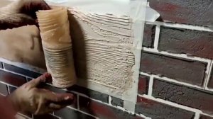 Имитация дерева гипсовой штукатуркой