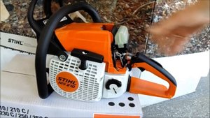 Обзор бензопилы STIHL MS 210