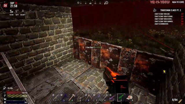 Horde Night, with not enough prep! 7 Days to Die Modded - War of the Walkers Mod E14 смотреть онлайн
