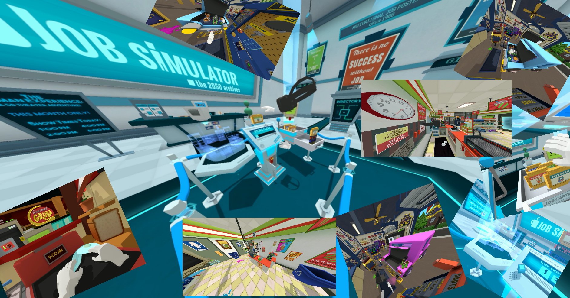 Виртуальный симулятор работы.Job Simulator.VR