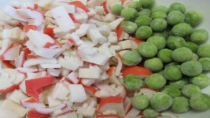 Блины с начинкой из крабовых палочек